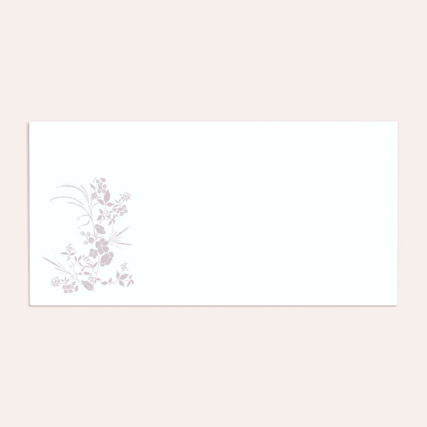 Umschlag mit Design Goldene Hochzeit - Blühende Aussicht