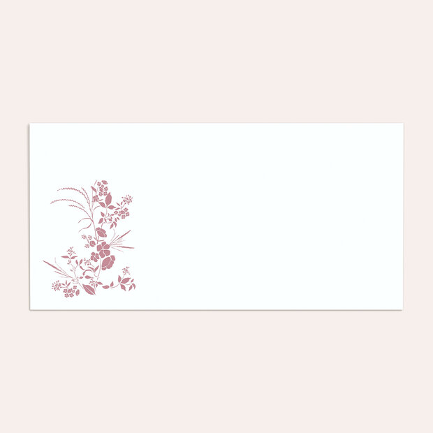 Umschlag mit Design Goldene Hochzeit - Blühende Aussicht