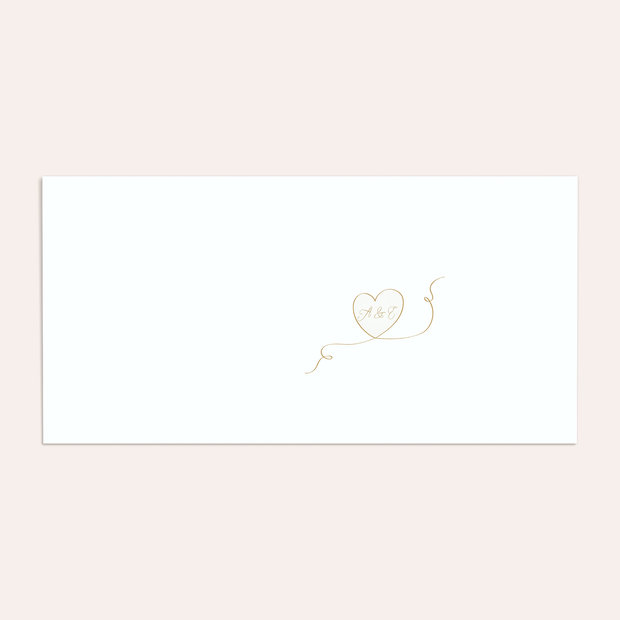 Umschlag mit Design Goldene Hochzeit - Leichte Goldhochzeit