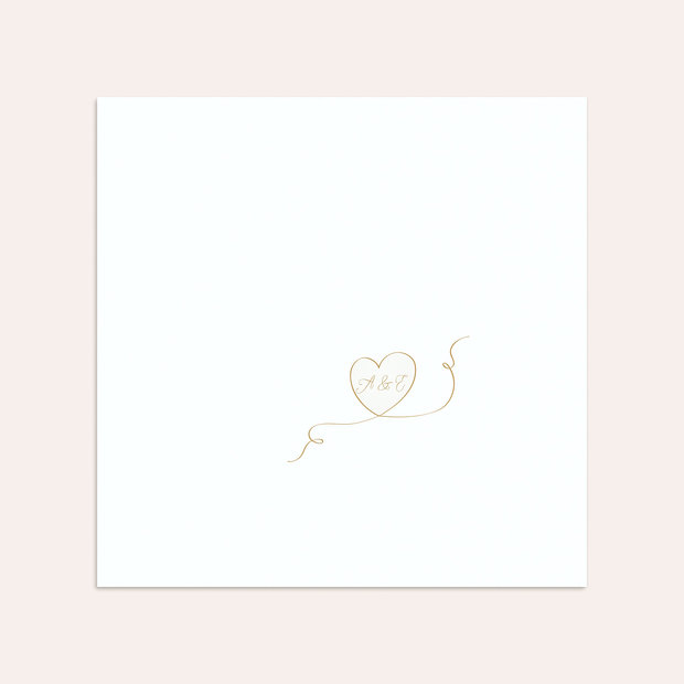Umschlag mit Design Goldene Hochzeit - Leichte Goldhochzeit