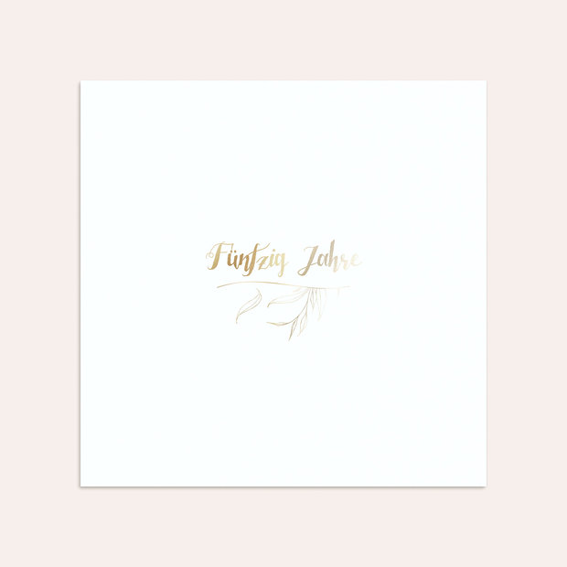 Umschlag mit Design Goldene Hochzeit - Goldene Ähren