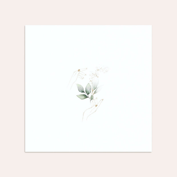 Umschlag mit Design Goldene Hochzeit - Vollkommenheit