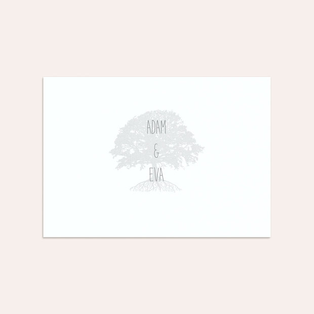 Umschlag mit Design Silberne Hochzeit - Silberner Stammbaum