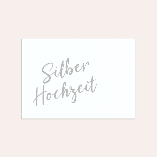 Umschlag mit Design Silberne Hochzeit - Zaubersterne