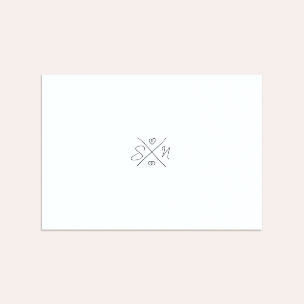 Umschlag mit Design Silberne Hochzeit - Love Symbols