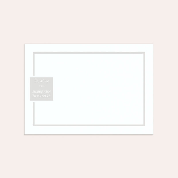 Umschlag mit Design Silberne Hochzeit - Unbedingt