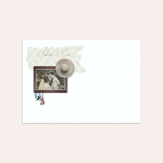 Umschlag mit Design Silberne Hochzeit - Silverwalls