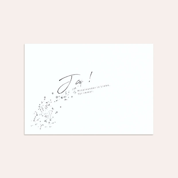 Umschlag mit Design Silberne Hochzeit - Freudensprenkel