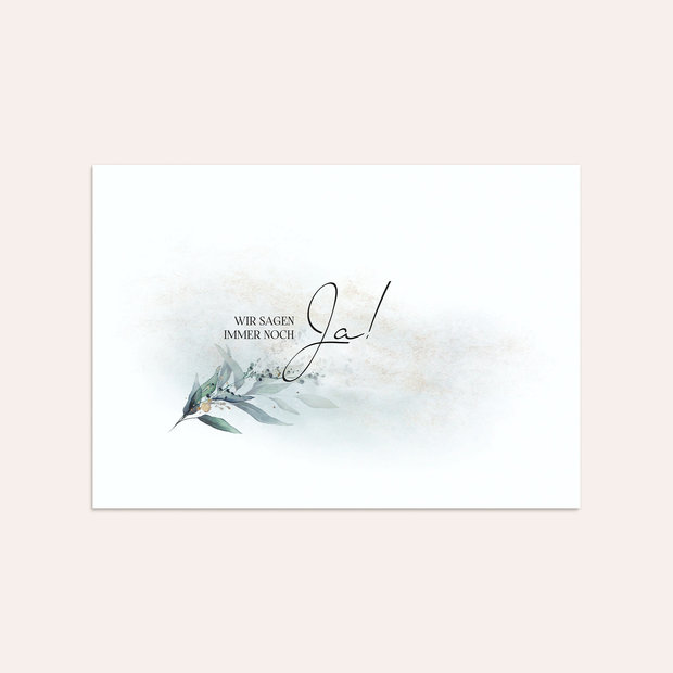 Umschlag mit Design Silberne Hochzeit - Love tale