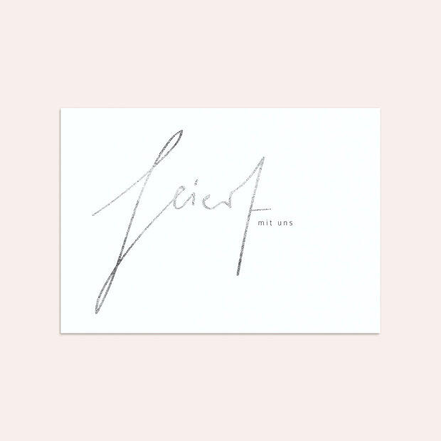 Umschlag mit Design Silberne Hochzeit - Silbertag