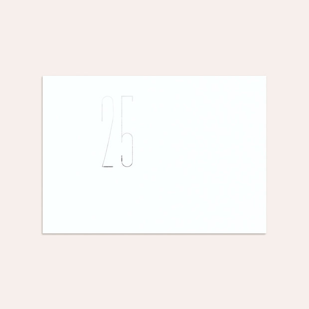 Umschlag mit Design Silberne Hochzeit - Silberkunst