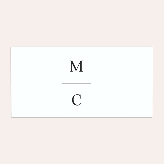 Umschlag mit Design Silberne Hochzeit - Silver Great Letters