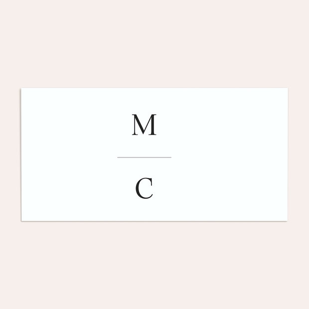 Umschlag mit Design Silberne Hochzeit - Silver Great Letters
