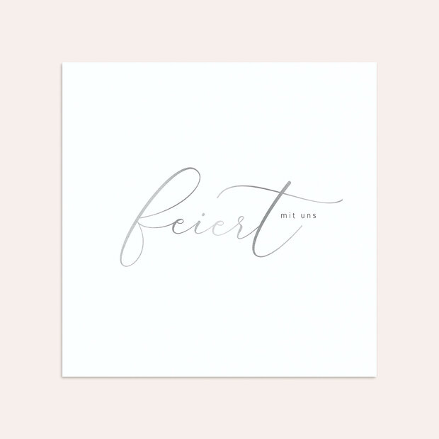 Umschlag mit Design Silberne Hochzeit - Silbertag