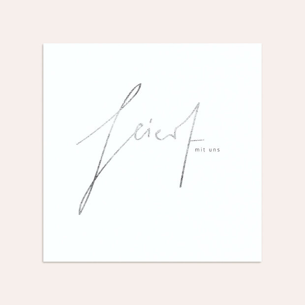 Umschlag mit Design Silberne Hochzeit - Silbertag