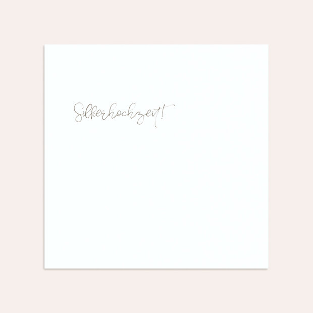 Umschlag mit Design Silberne Hochzeit - Getäfelt