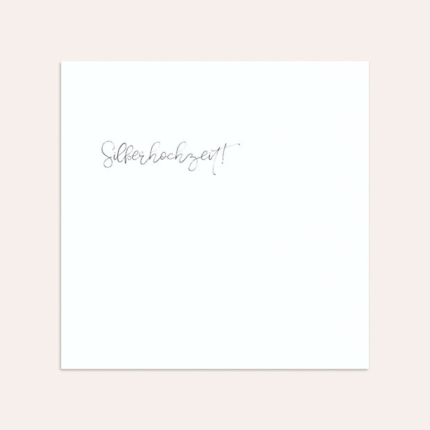 Umschlag mit Design Silberne Hochzeit - Getäfelt