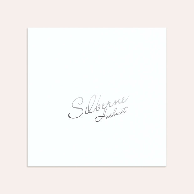 Umschlag mit Design Silberne Hochzeit - Silberne Zeiten