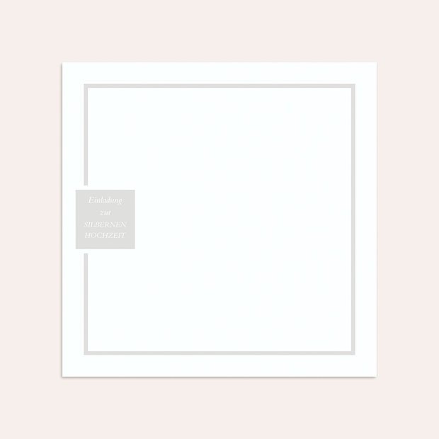 Umschlag mit Design Silberne Hochzeit - Unbedingt
