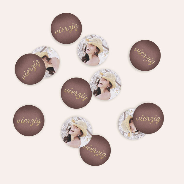 Konfetti Streudeko Geburtstag - Goldener Tag 40