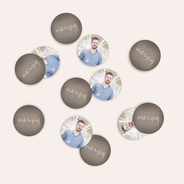 Konfetti Streudeko Geburtstag - Goldener Tag 40