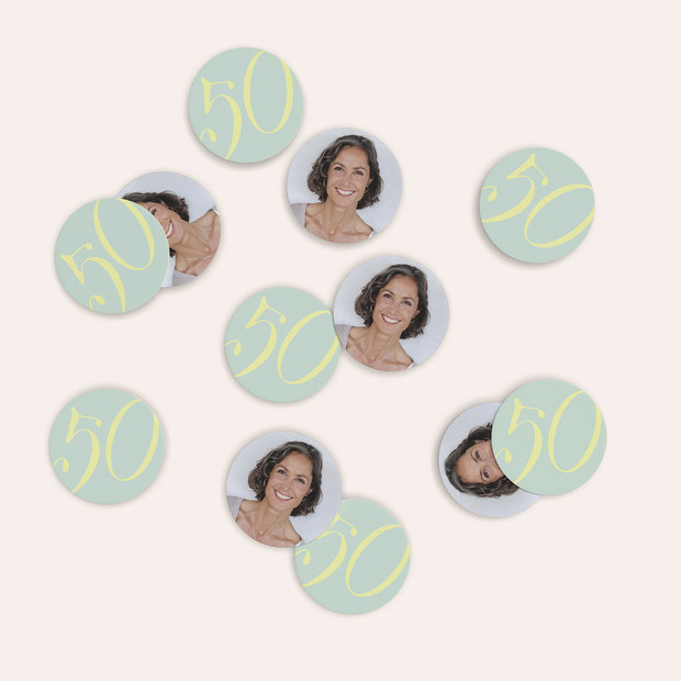 Konfetti Streudeko Geburtstag - Fabelhafte Fünfzig