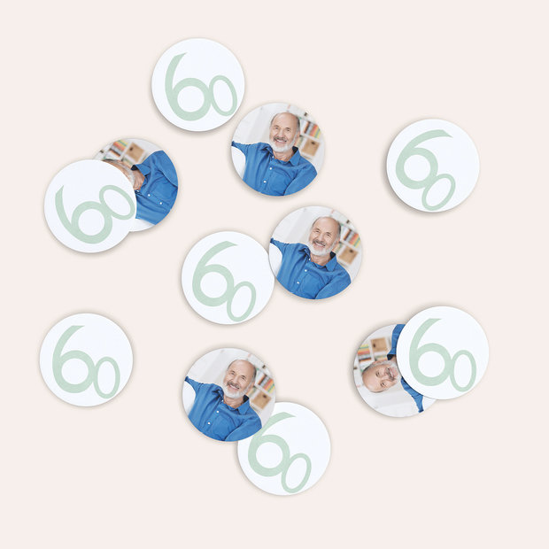 Konfetti Streudeko Geburtstag - Tolle Nummer 60