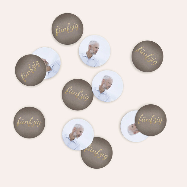 Konfetti Streudeko Geburtstag - Goldener Tag 50