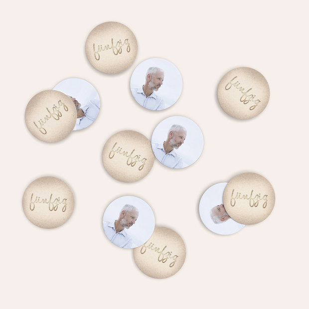 Konfetti Streudeko Geburtstag - Goldener Tag 50