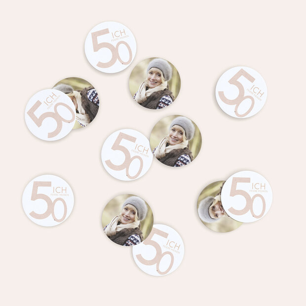 Konfetti Streudeko Geburtstag - Tolle Nummer 50