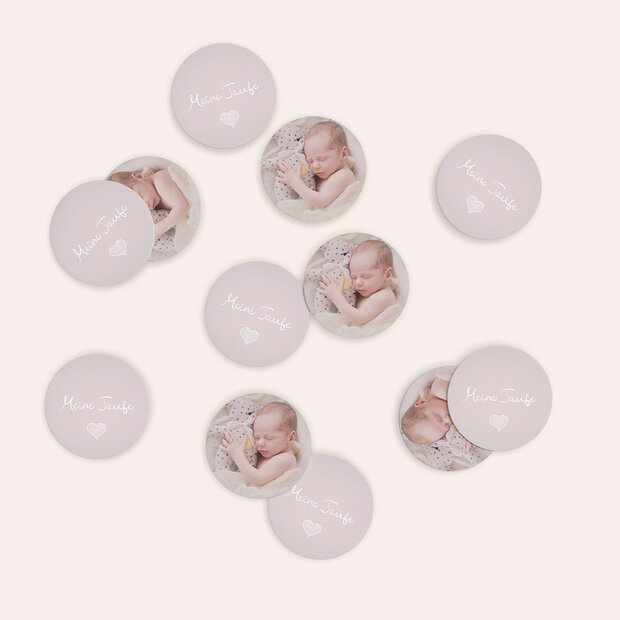 Konfetti Streudeko Taufe - Babywimpel