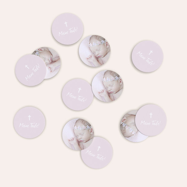 Creative Party Pink Cross Confetti Confeti De Cruz De Bautizo