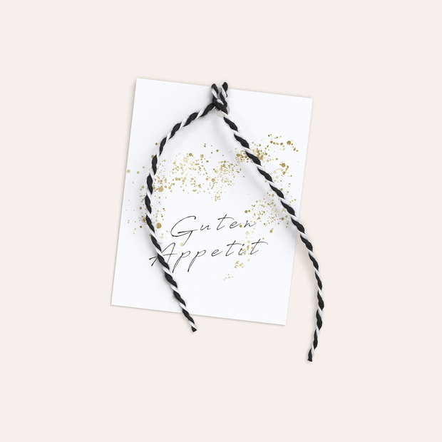 Besteckbanderolen und Serviettenanhänger - Freudensprenkel