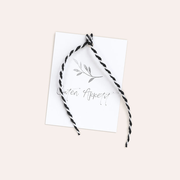 Besteckbanderolen und Serviettenanhänger - Zweiglein