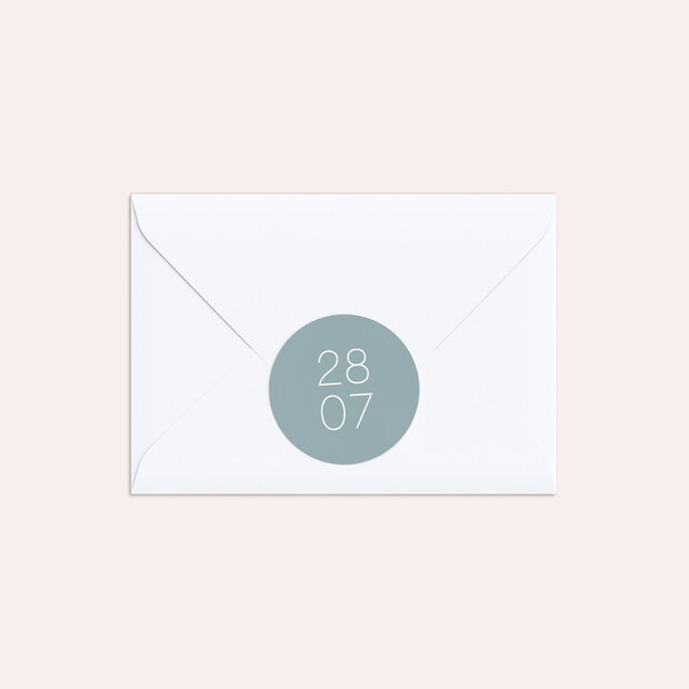 Umschlagssiegel - Große Nummer