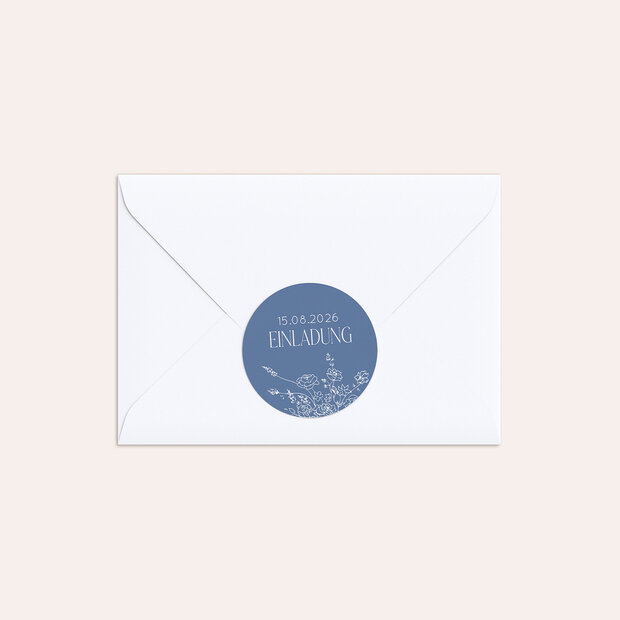 Umschlagssiegel - Duft nach Sommerblumen