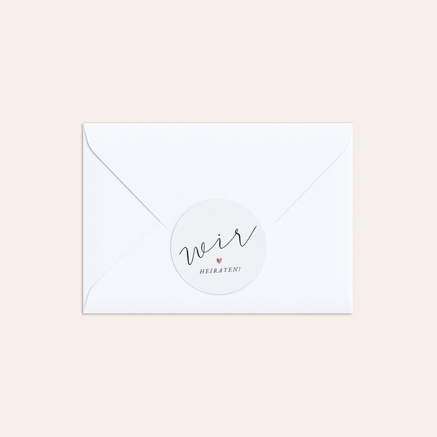 Umschlagssiegel - Für immer wir