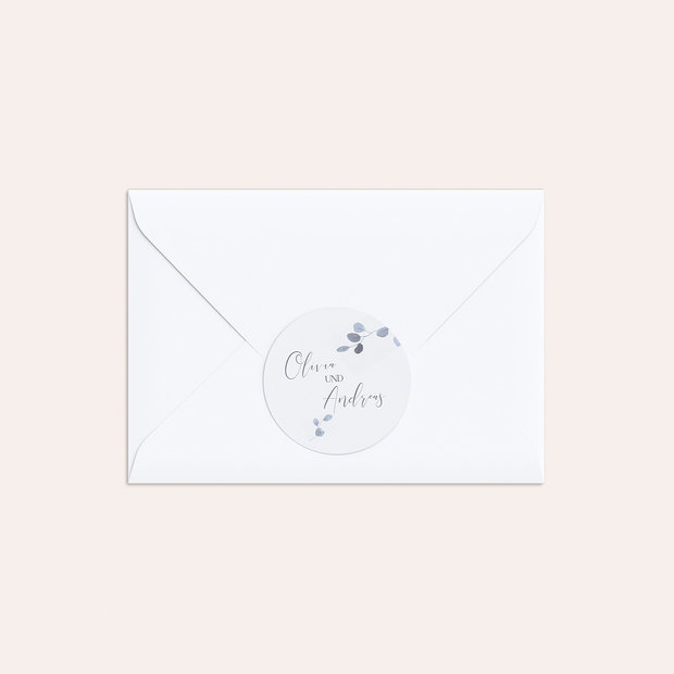 Umschlagssiegel - Clematis