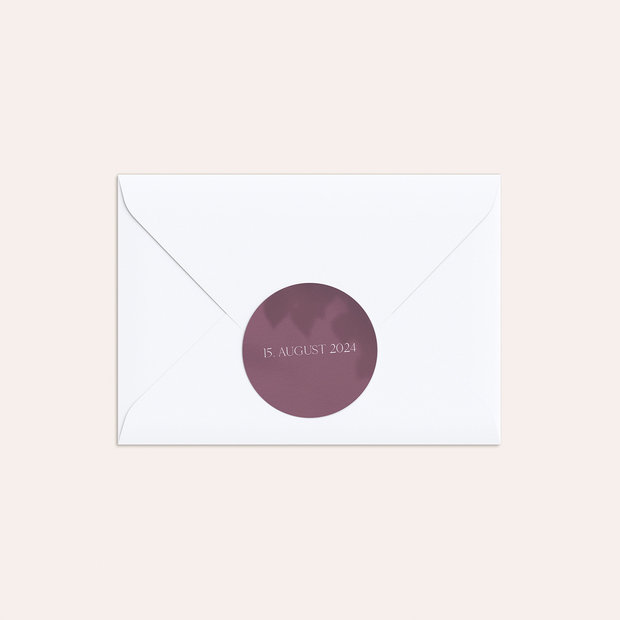 Umschlagssiegel - Romantische Vorfreude