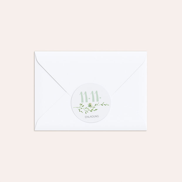 Umschlagssiegel - Grüne Pracht