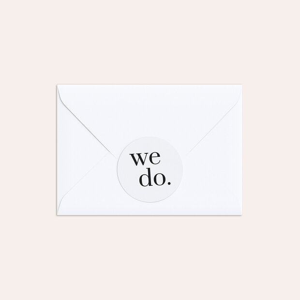 Umschlagssiegel - Yes, I will