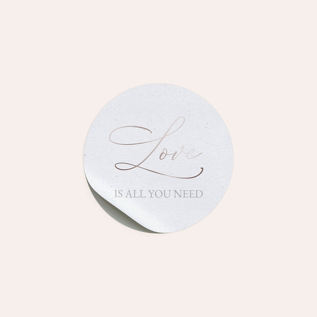 Dekosticker - Liebesbotschaft