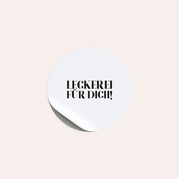 Dekosticker - Das große Wort