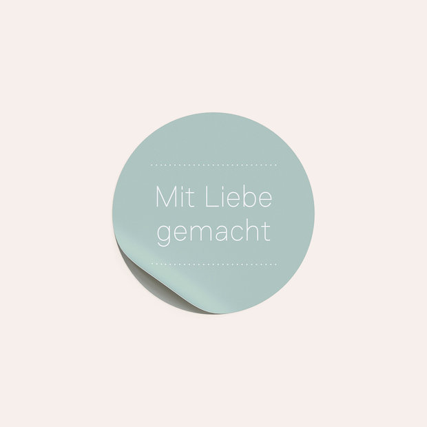 Dekosticker - Große Nummer