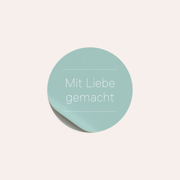 Dekosticker - Große Nummer