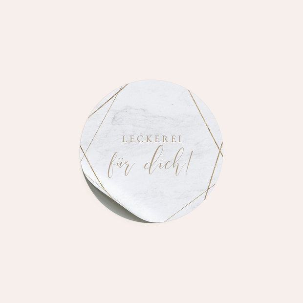 Dekosticker - Gold & Marmor