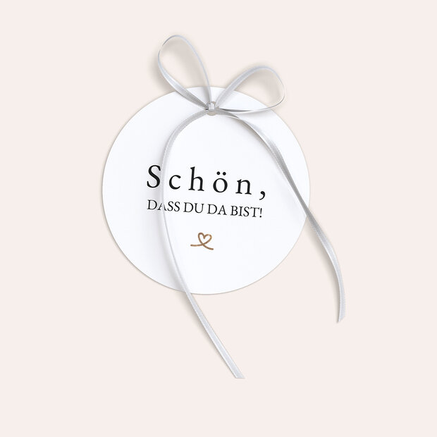 Geschenkanhänger - Fokus auf uns