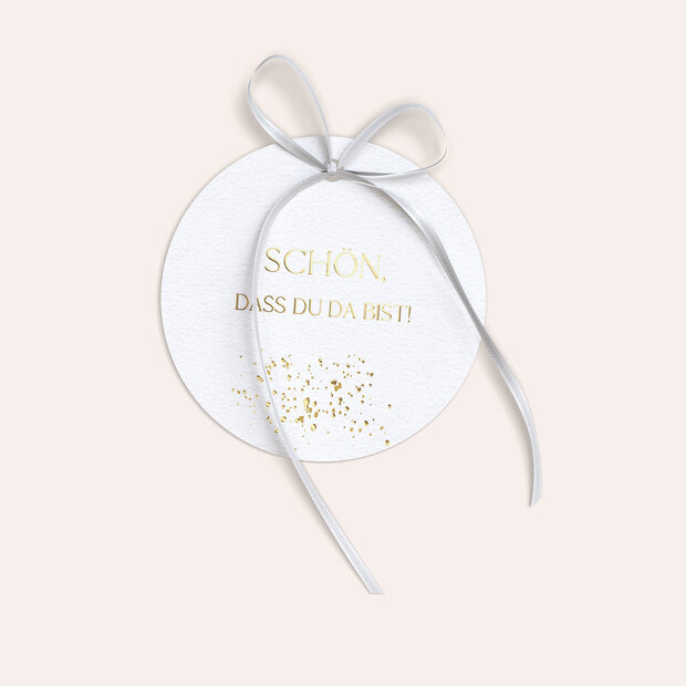 Geschenkanhänger - Flitterregen