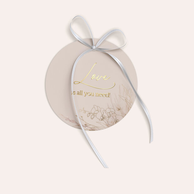 Geschenkanhänger - Toffee Boho