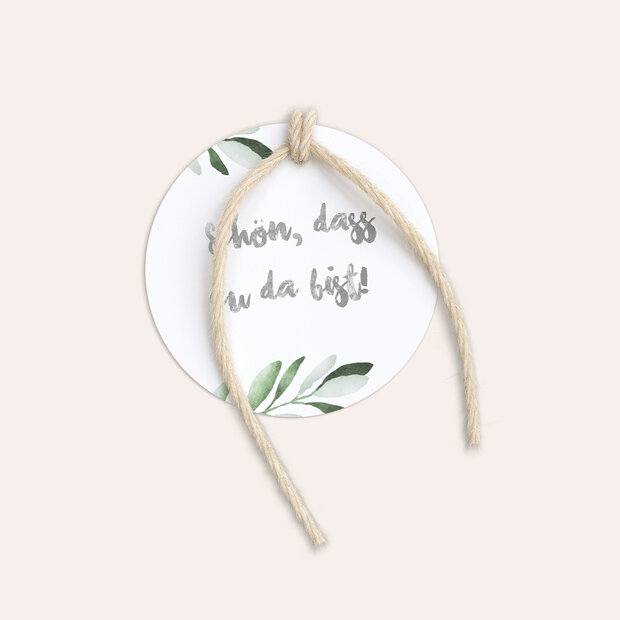 Geschenkanhänger - Edles Grün